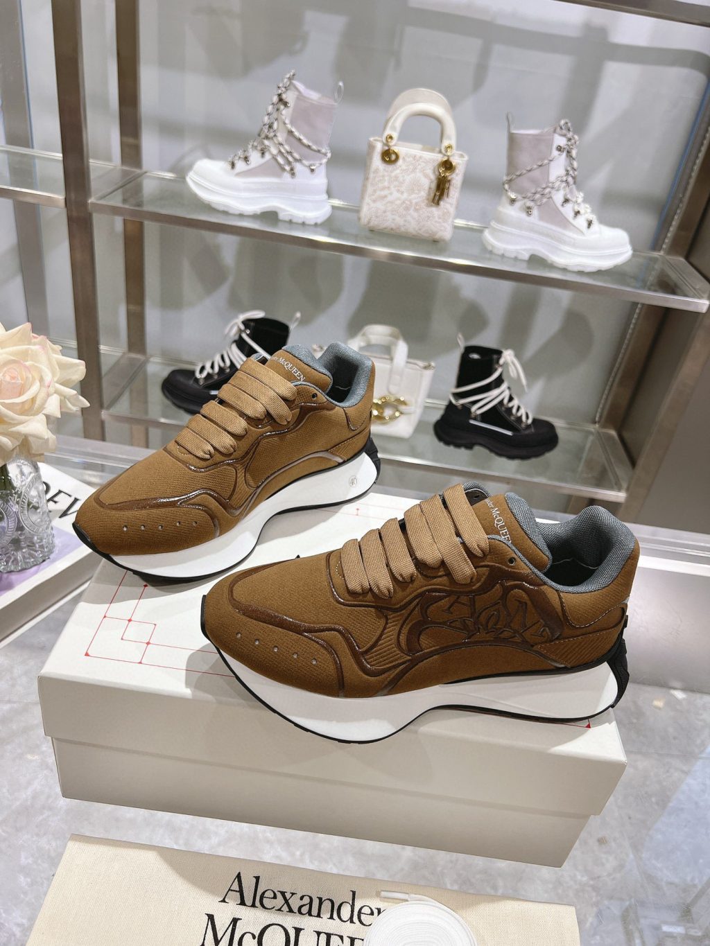 Alexander McQueen Sprint Runner Sneakers - Image 4