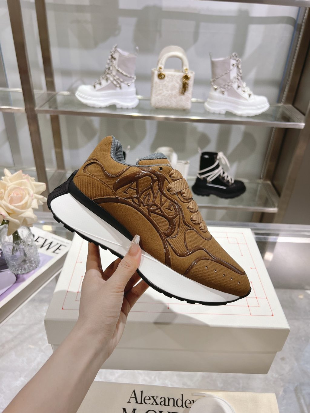 Alexander McQueen Sprint Runner Sneakers - Image 3
