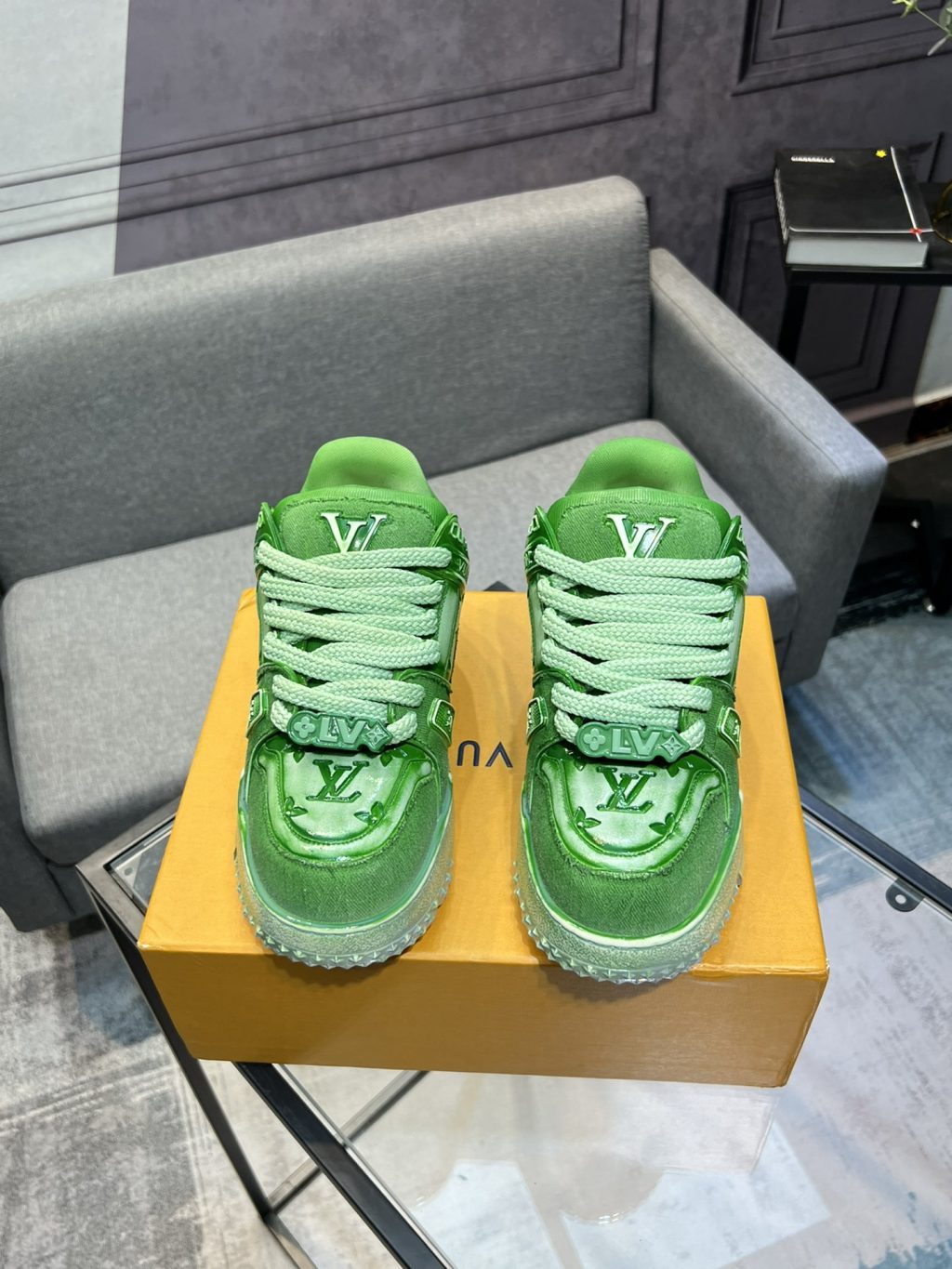 Louis Vuitton Trainer Maxi Sneaker - Image 4
