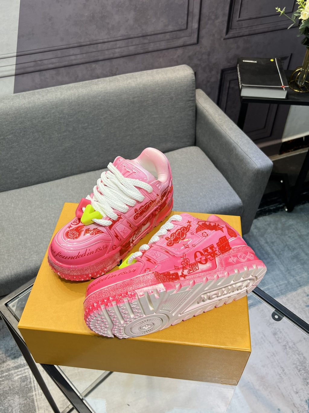 Louis Vuitton Trainer Maxi Sneaker - Image 2