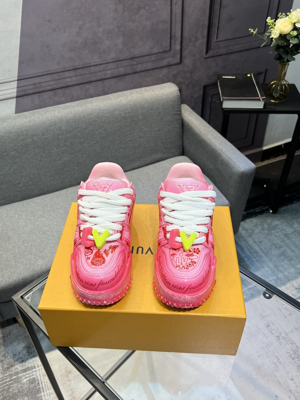 Louis Vuitton Trainer Maxi Sneaker - Image 4