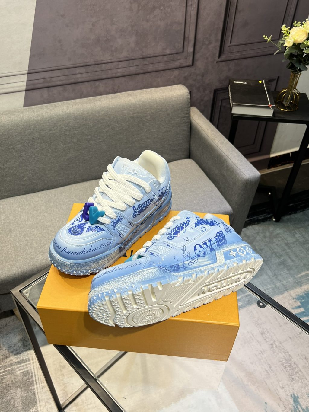 Louis Vuitton Trainer Maxi Sneaker - Image 2