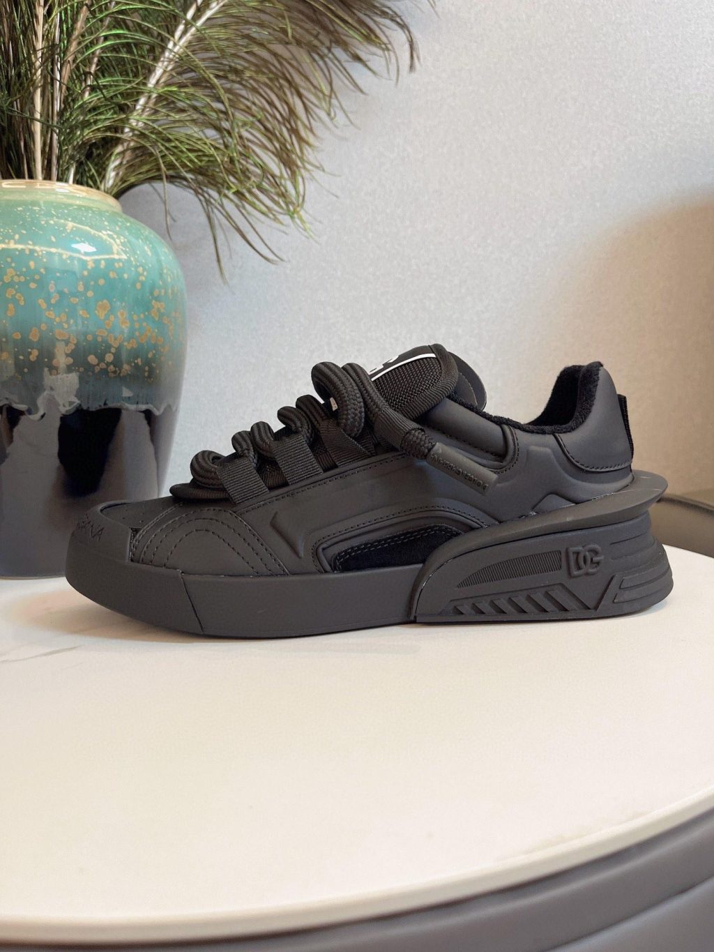 DOLCE & GABBANA Portofino ‘Black’ sneakers - Image 3