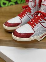 DOLCE & GABBANA Calfskin New Roma high-top sneakers with fusible rhinestones - Image 2