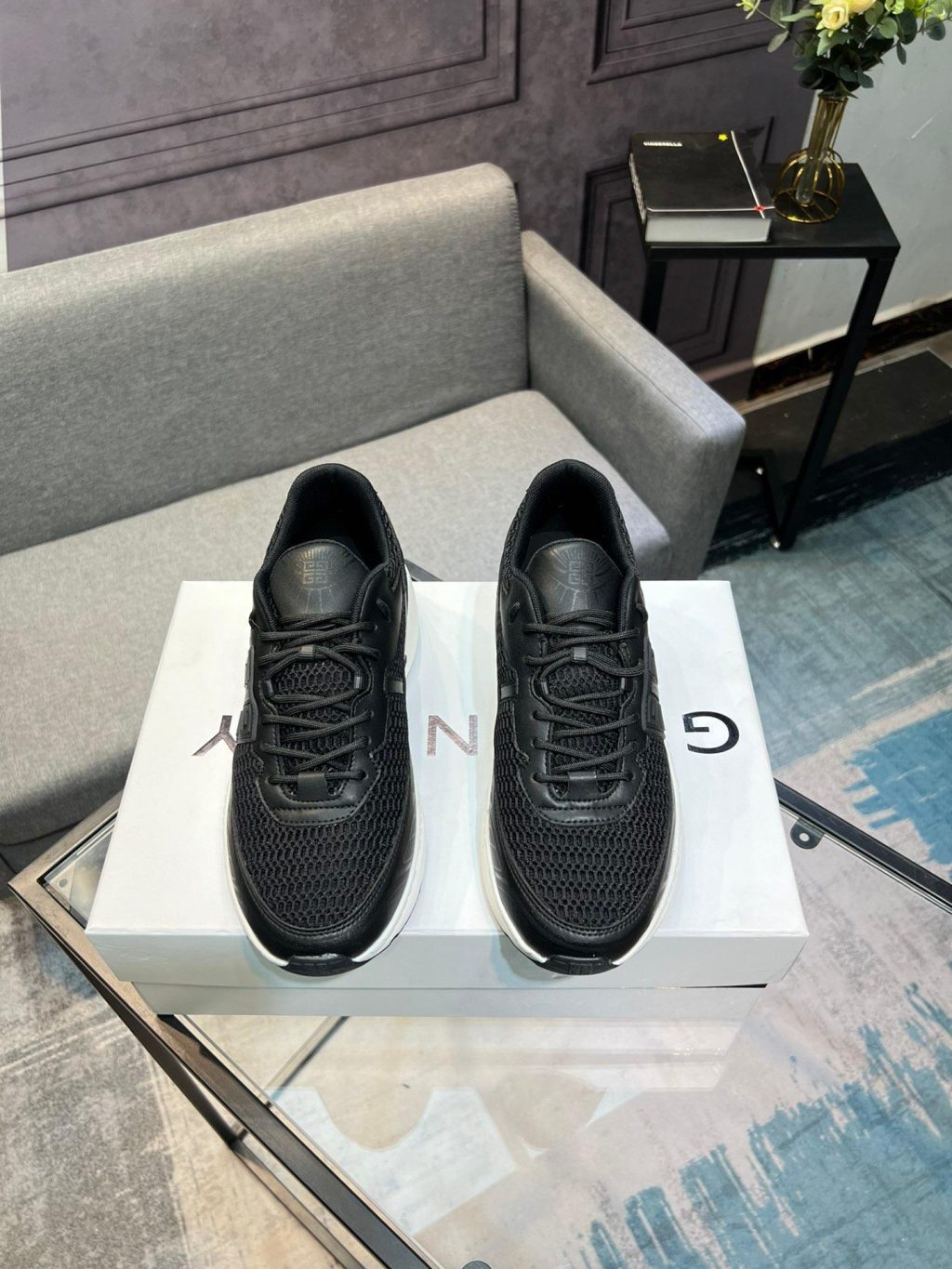 GIVENCHY NFNTY-52 Sneakers in synthetic leather and mesh - Image 2