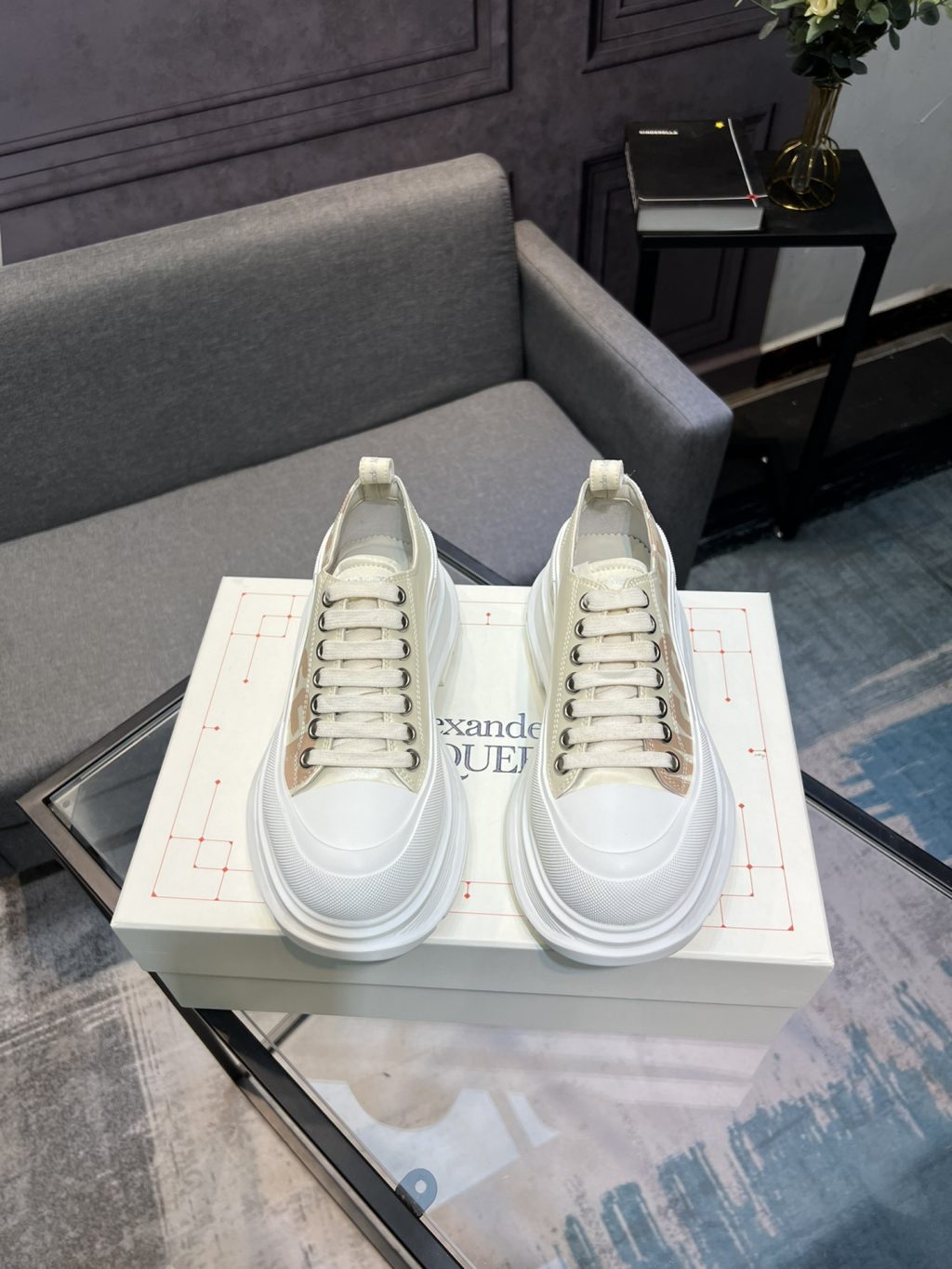 Alexander McQueen Oversized Retro Sneaker - Image 4