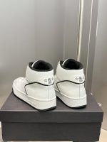 YSL Leather High Top Sneakers - Image 2