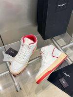 YSL Leather High Top Sneakers - Image 2