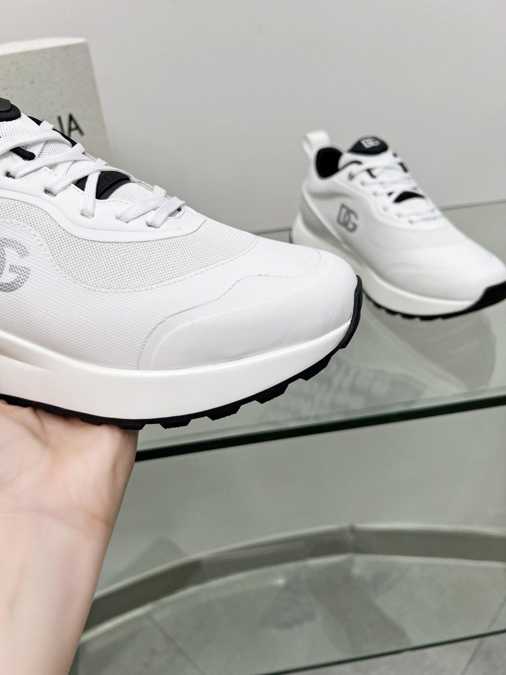 DOLCE & GABBANA Mixed-material sneakers - Image 2