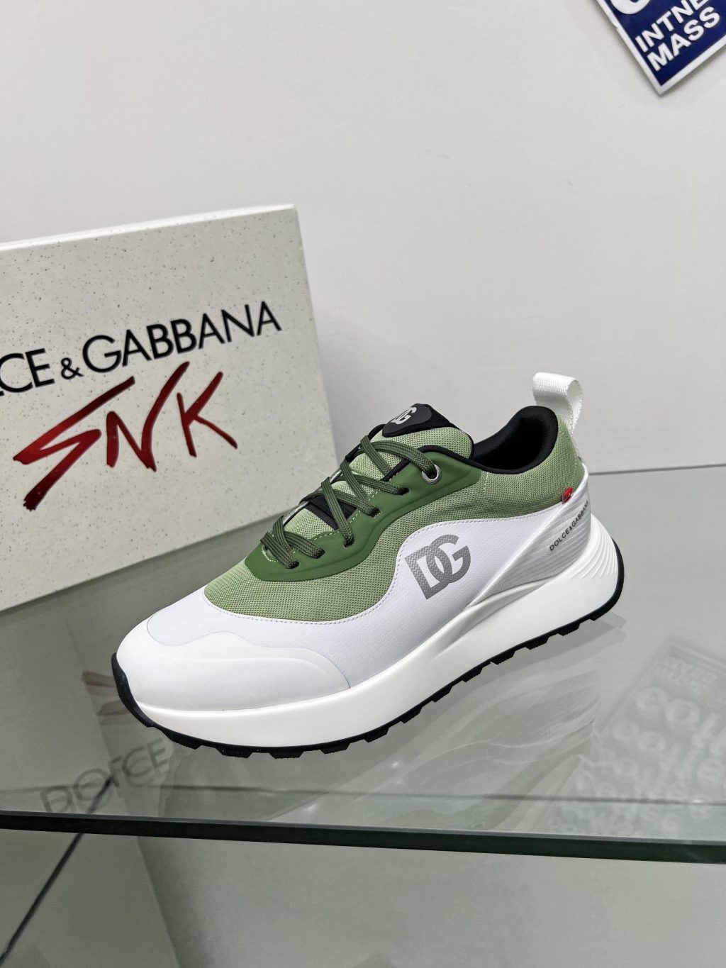 DOLCE & GABBANA Mixed-material sneakers - Image 2