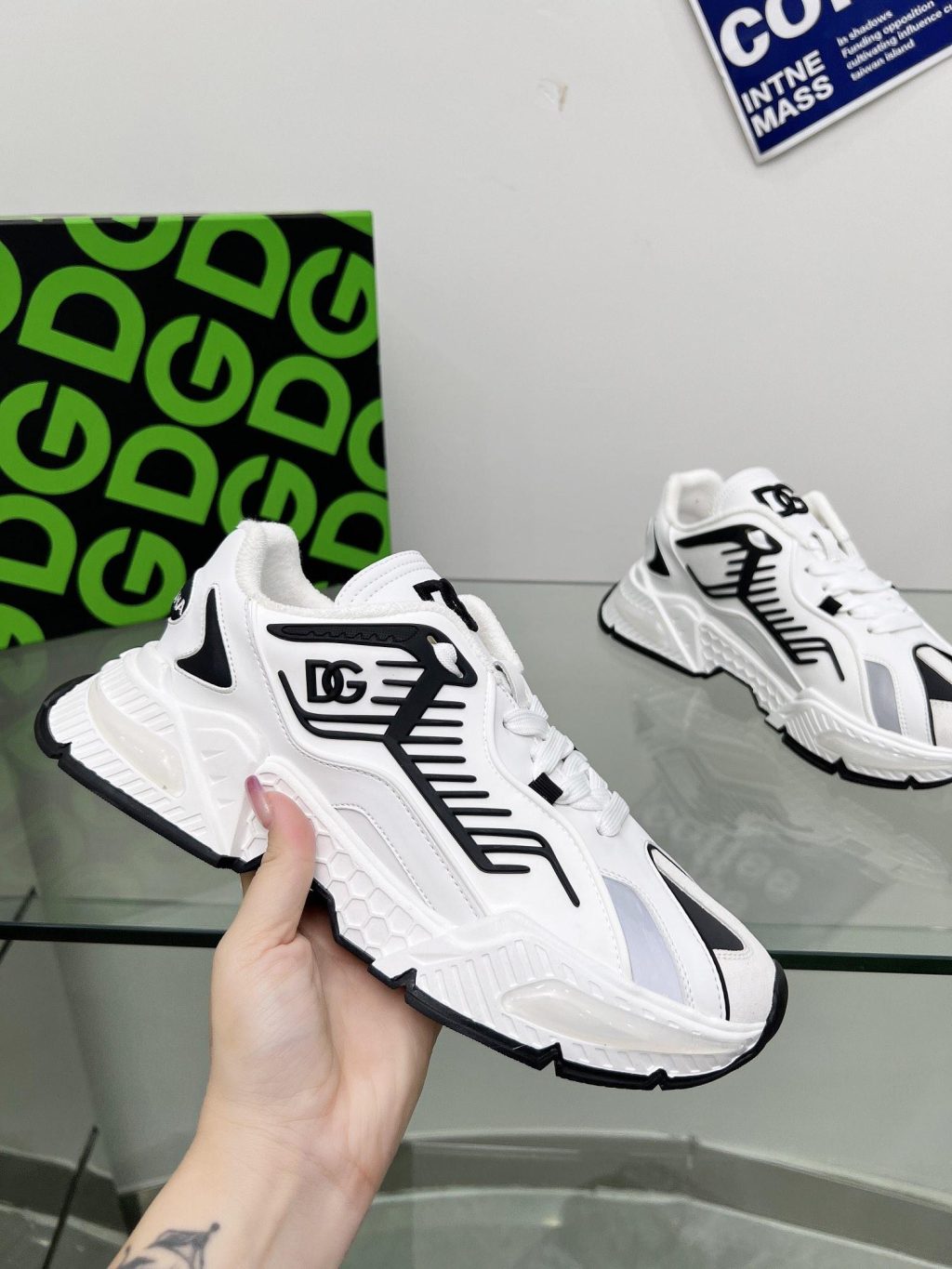 DOLCE & GABBANA MIXED-MATERIAL AIRMASTER SNEAKERS - Image 2