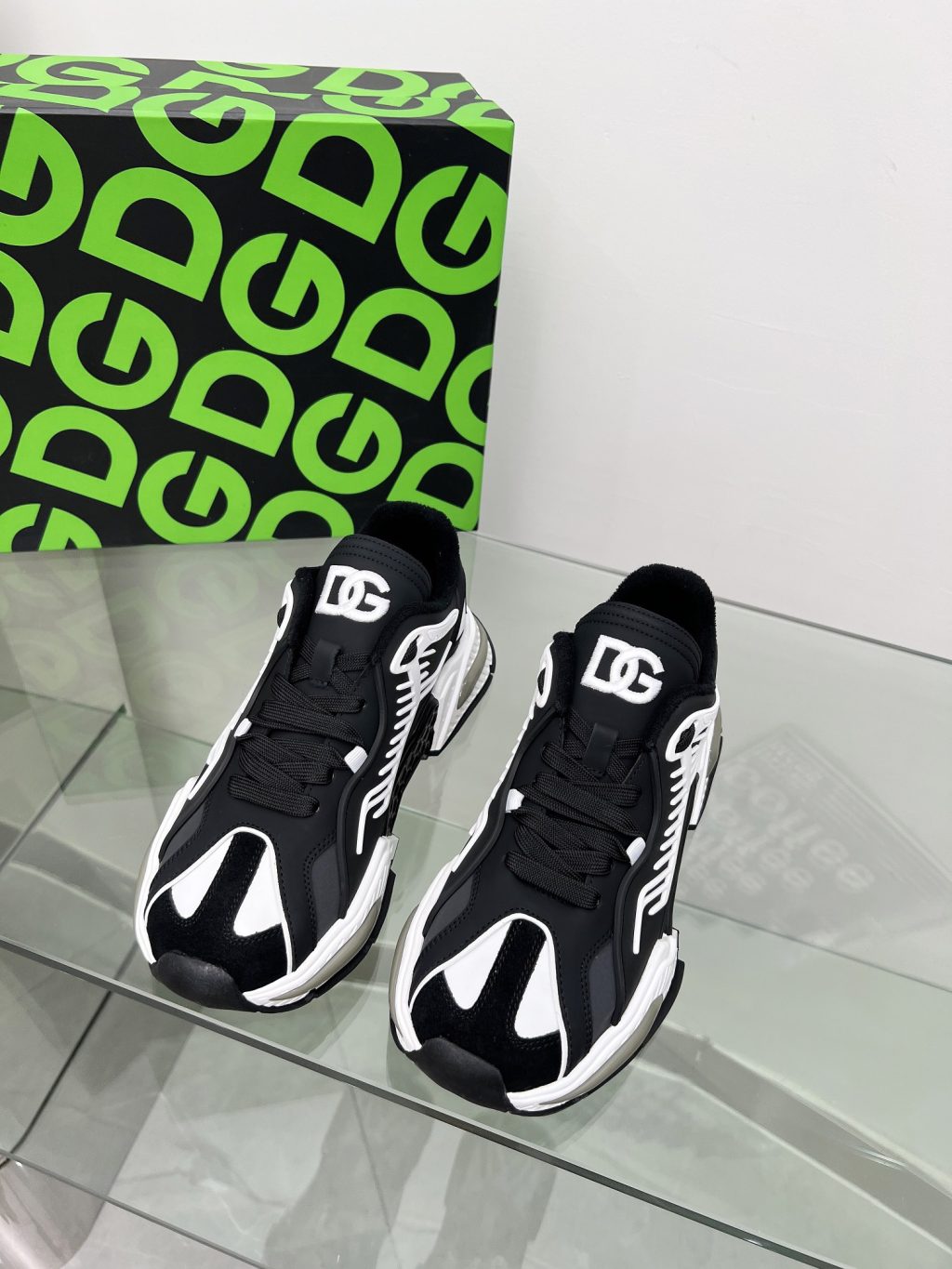 DOLCE & GABBANA MIXED-MATERIAL AIRMASTER SNEAKERS - Image 3