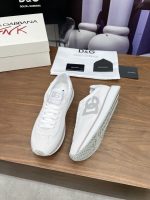 DOLCE & GABBANA Mixed-material DG CUSHION sneakers - Image 3