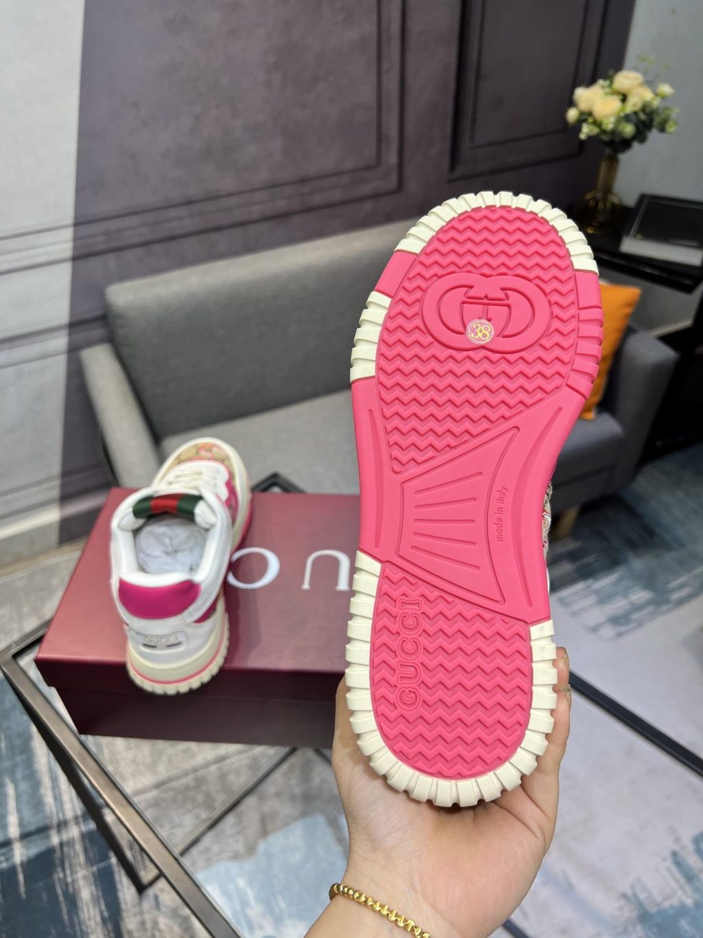 Gucci Re-Web trainer - Image 2