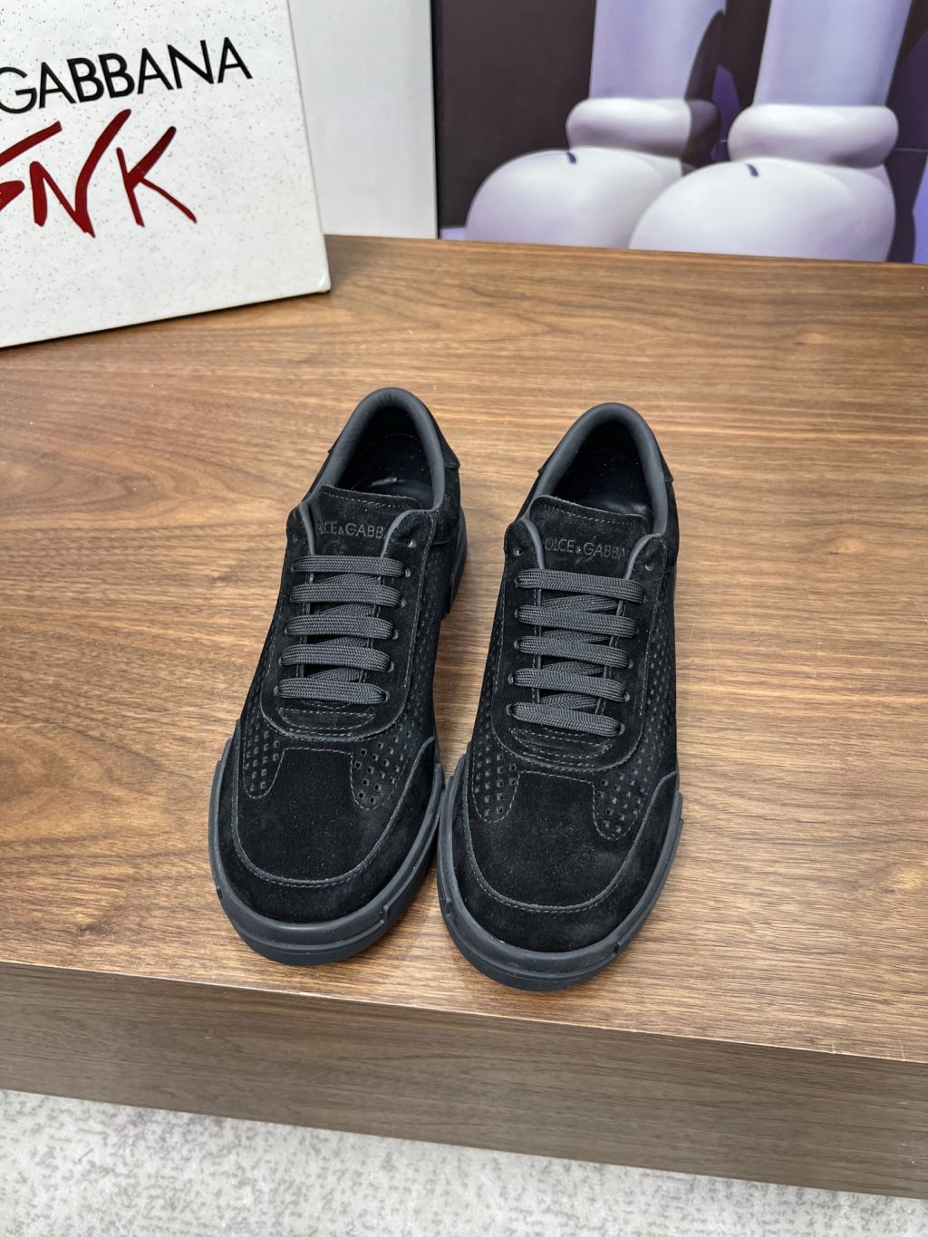 DOLCE & GABBANA SUEDE PORTOFINO YACHT SHOES - Image 3