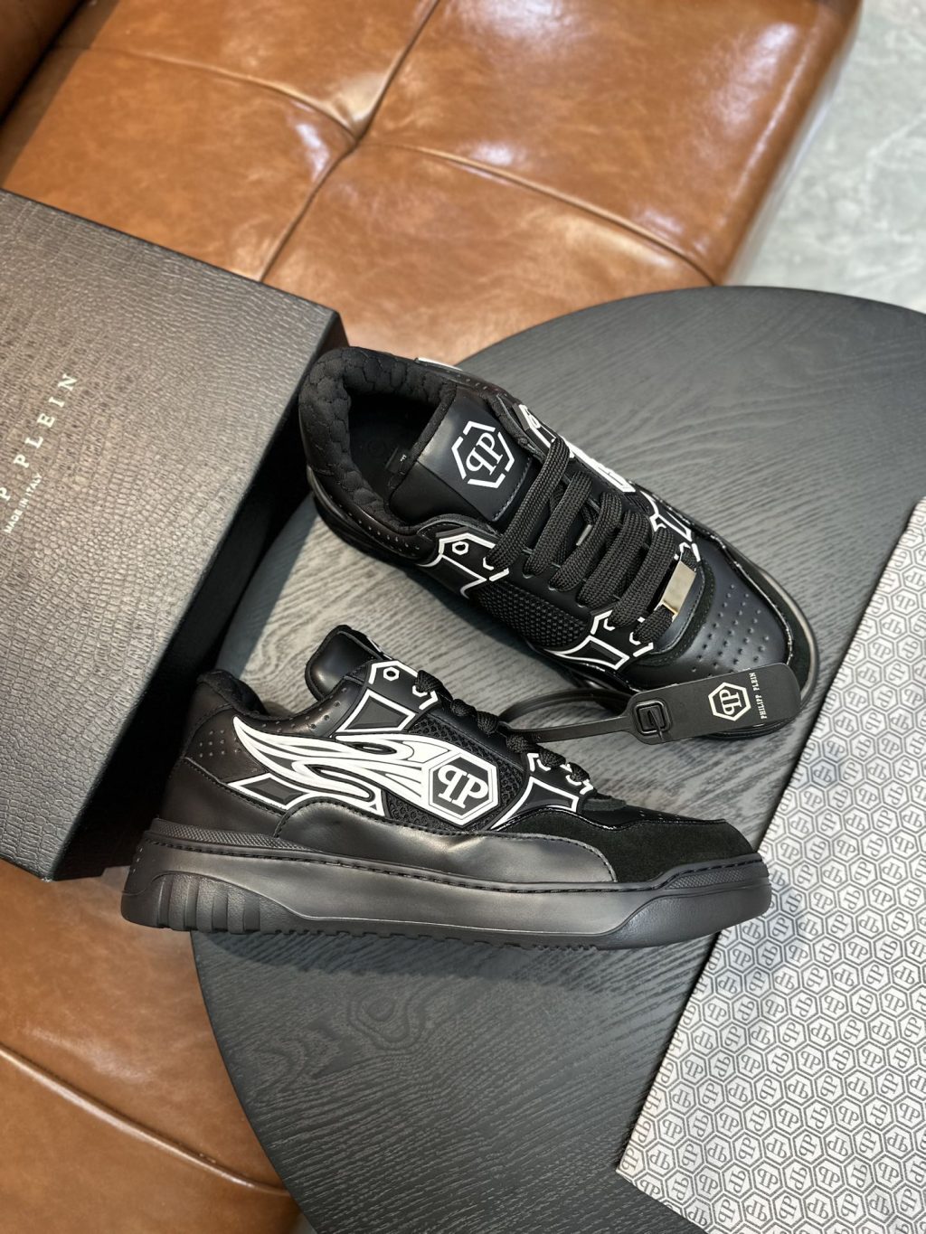 Philipp Plein Strass Hexagon sneakers - Image 3