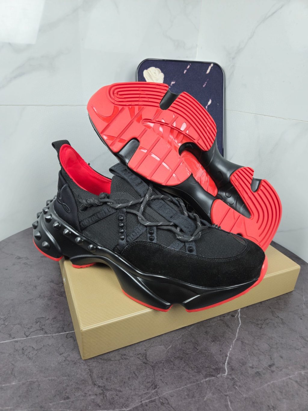CHRISTIAN LOUBOUTIN Trailnrun Running Sneakers - Image 3