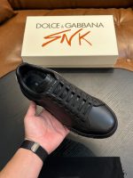 DOLCE & GABBANA Calfskin nappa Portofino sneakers - Image 2