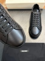 DOLCE & GABBANA Calfskin nappa Portofino sneakers - Image 4