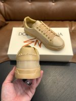 DOLCE & GABBANA Calfskin nappa Portofino sneakers - Image 4