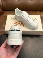 DOLCE & GABBANA Calfskin nappa Portofino sneakers - Image 4