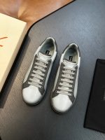 DOLCE & GABBANA Calfskin nappa Portofino sneakers - Image 2