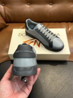 DOLCE & GABBANA Calfskin nappa Portofino sneakers - Image 4