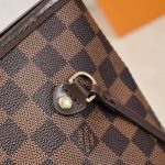 Louis Vuitton Neverfull MM Damier Ebene Cerise Red And Brown 32Cm N40599 - Image 3