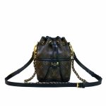Louis Vuitton Bucket Monogram Bag Brown 20Cm