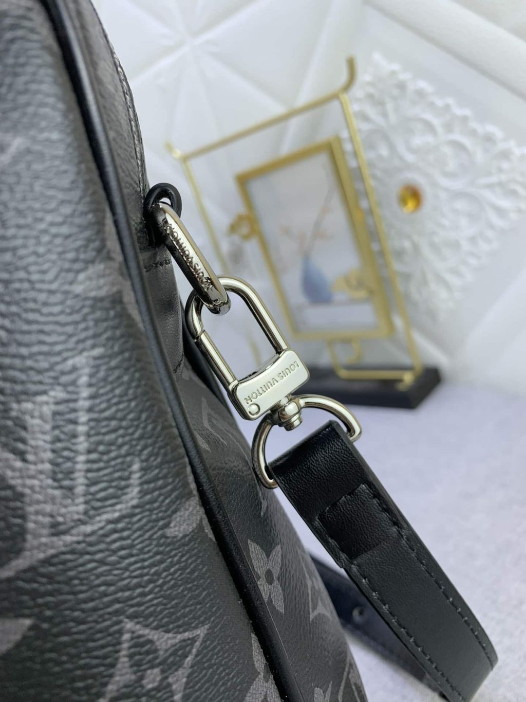 Louis Vuitton Porte Documents Voyage Monogram Black 37Cm M46457 - Image 5