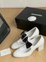 Chanel Mary Janes White And Black G45356 B15113 Nt688 - Image 4