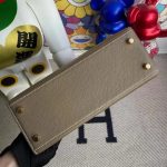 Hermes Kelly Epsom Ck18 Etoupe Gold Hardware 25Cm - Image 6