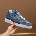 Louis Vuitton Trainer Monogram Denim - Image 4