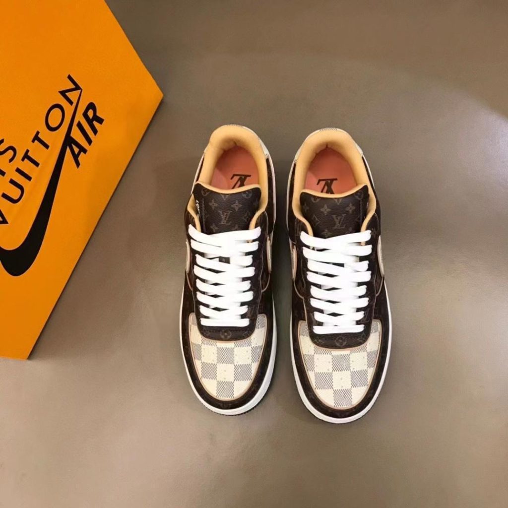 Nike Air Force 1 Low x Louis Vuitton Monogram Brown - Image 2