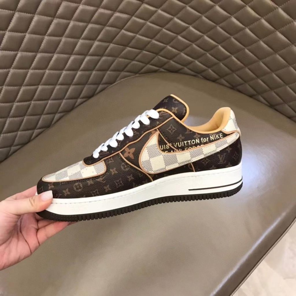 Nike Air Force 1 Low x Louis Vuitton Monogram Brown - Image 4