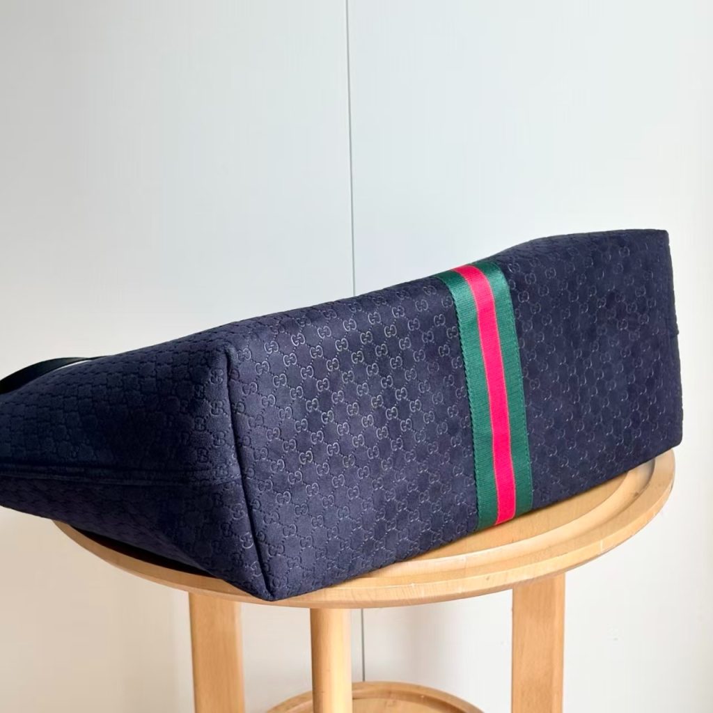 Gucci Giglio Large Tote Bag Dark Blue 60Cm 853971 Caabv 4541 - Image 6