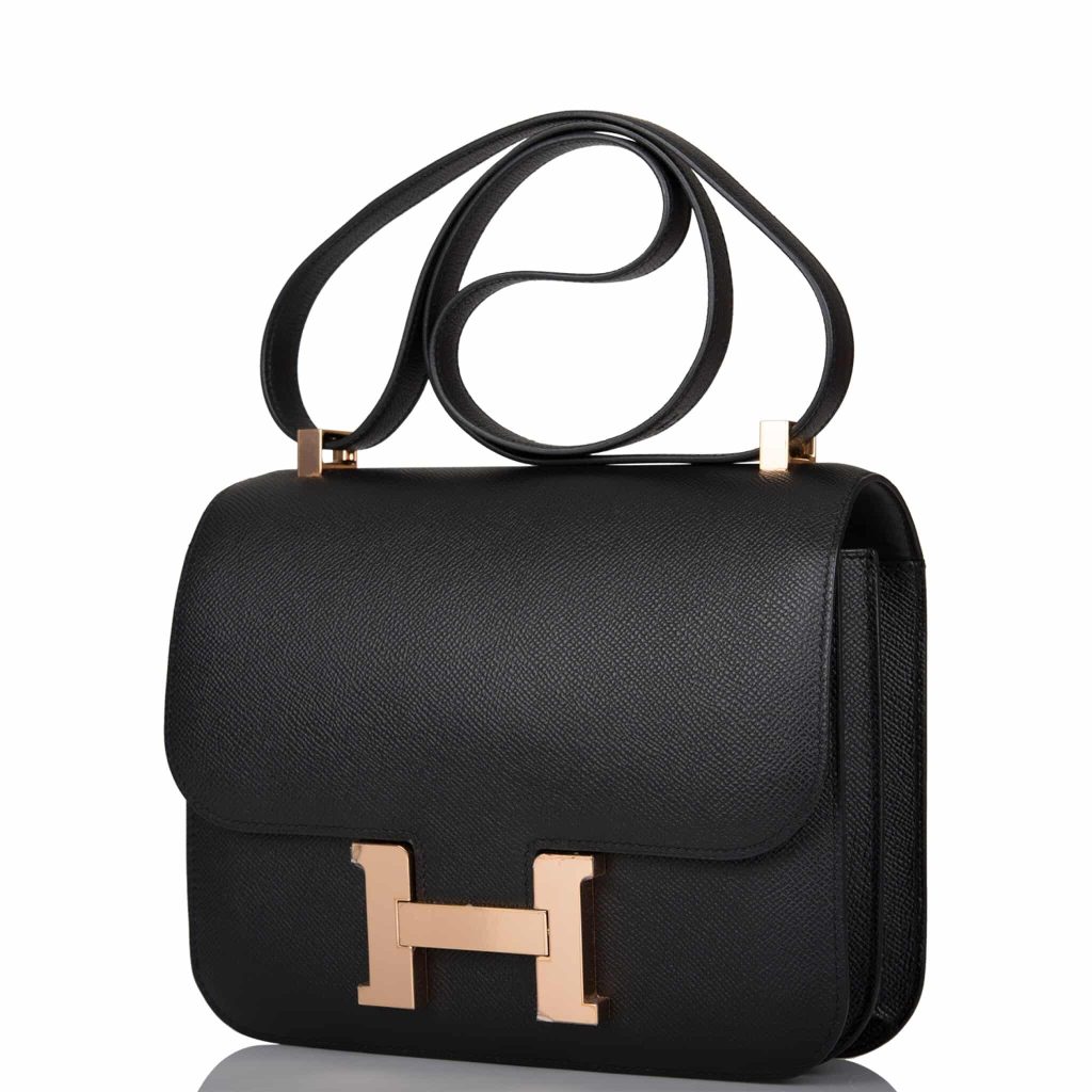 Hermes Constance 24 Togo Leather Gold Hardware Black 24Cm - Image 3