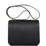 Hermes Constance 24 Togo Leather Gold Hardware Black 24Cm - Image 4