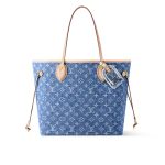 Louis Vuitton Neverfull MM Monogram Denim Blue 31cm M13192
