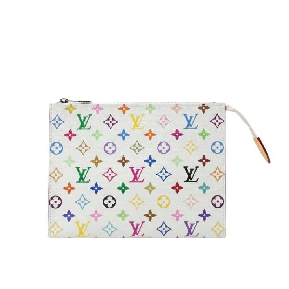 thumnail-16-1.jpg Louis Vuitton X Murakami Toiletry Pouch Monogram White 25Cm - Image 1