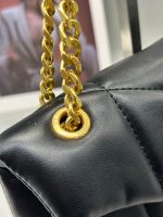 Saint Laurent Loulou Puffer Small Shoulder Bag In Black 28Cm - Image 3