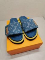 Louis Vuitton Pool Pillow Flat Comfort Mules Blue 1Acjvh - Image 6