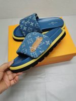 Louis Vuitton Pool Pillow Flat Comfort Mules Blue 1Acjvh - Image 3