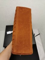 Saint Laurent Cinnamon Loulou Large Chain Bag In Suede Brown 31Cm - Image 4