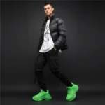 BALENCIAGA TRIPLE S CLEAR SOLE NEON GREEN - Image 3