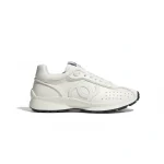 CHANEL Calfskin White Sneakers