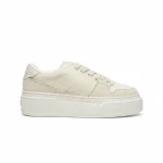 FENDI Match Canvas and suede platform low-tops Sneakers